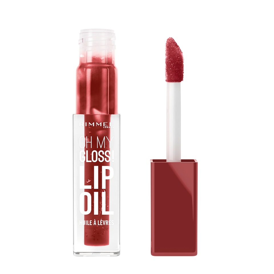image 1 of Rimmel Oh My Gloss! Lip Oil 008 Deep Cherry 4.5ml