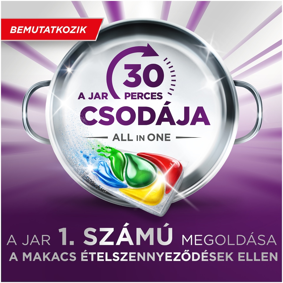 Jar Our 30 Minute Miracle Platinum Plus Mosogatókapszula, 60 db  1. kép