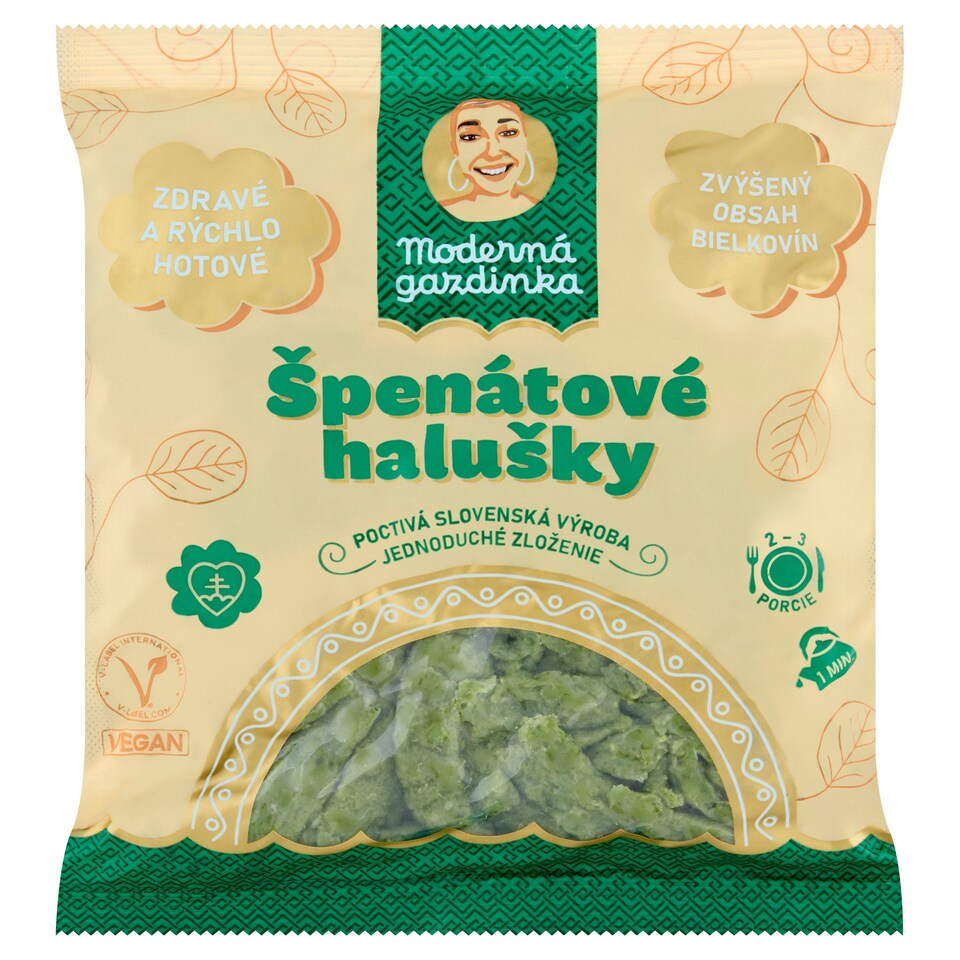 obrázok 1 z Moderná gazdinka Špenátové halušky 450 g