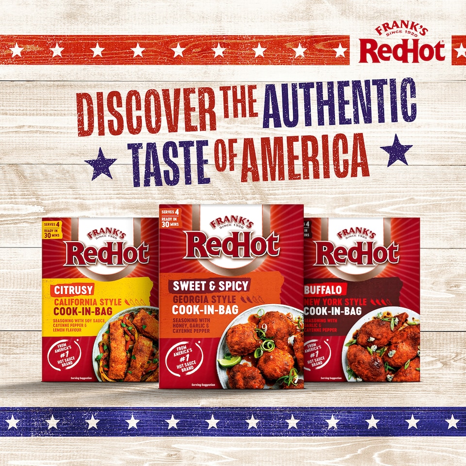 image 1 of Frank's RedHot Sweet & Spicy Georgia Style Cook-In-Bag 25G