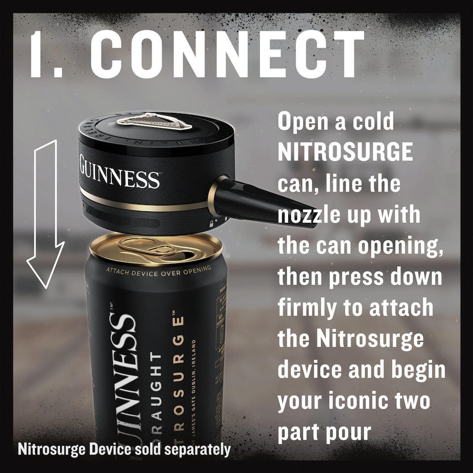 image 1 of Guinness Draught Nitrosurge 10 X 558Ml