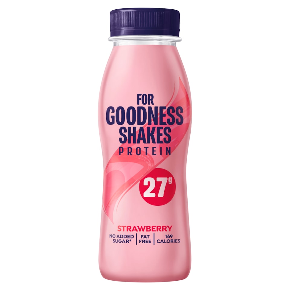 For Goodness Shakes Protein Strawberry Shake 250ml