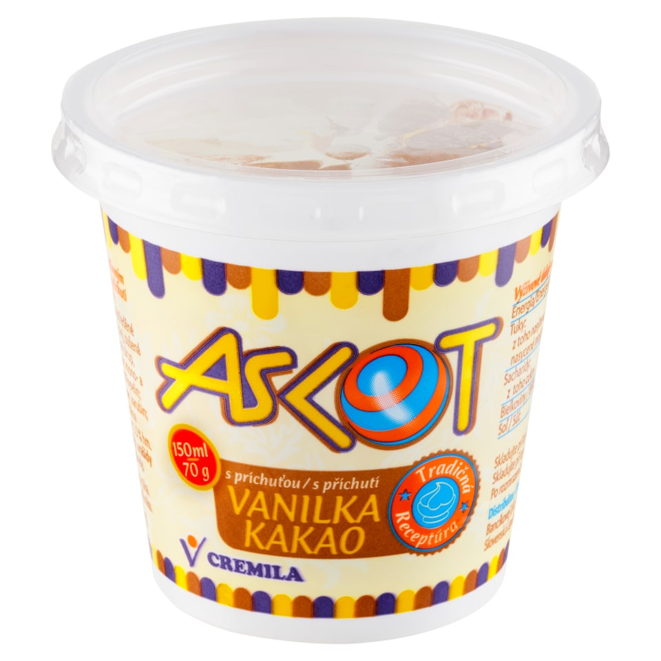obrázok 1 z Askot mrazený krém s príchuťou vanilka kakao 70 g