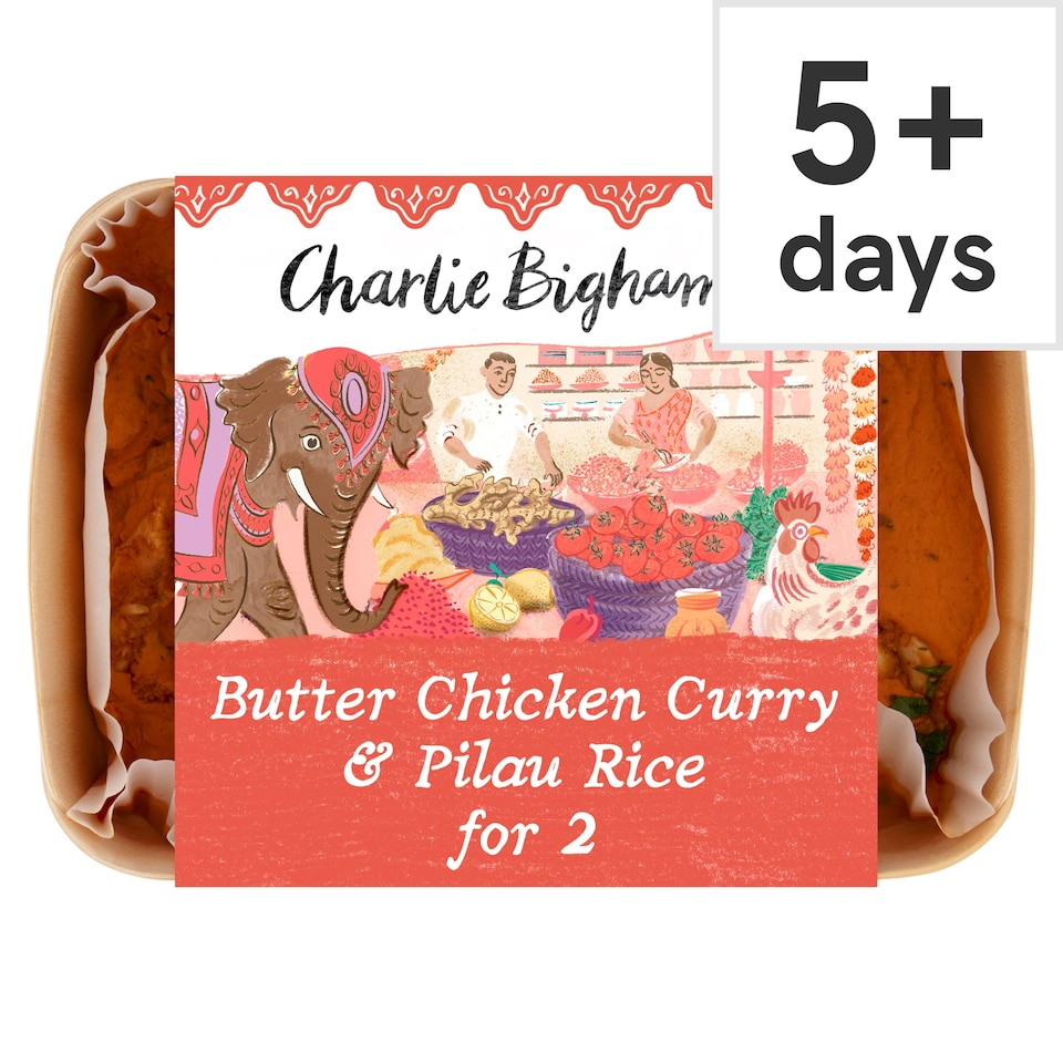 Charlie Bighams Butter Chicken Curry & Pilau Rice 812G