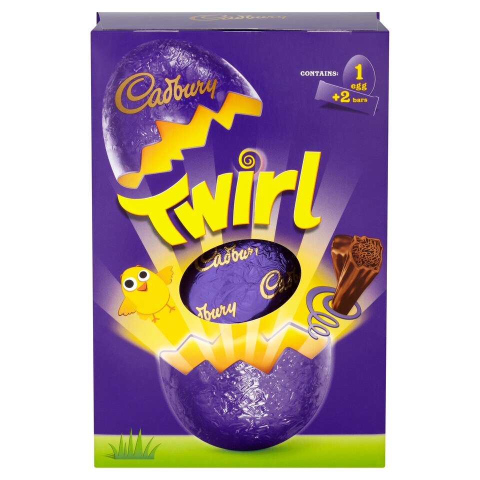 image 1 of Cadbury Twirl Large Easter Egg 282G
