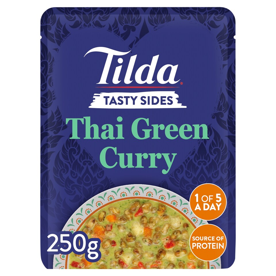 image 1 of Tilda Tasty Sides Thai Green Curry 250g