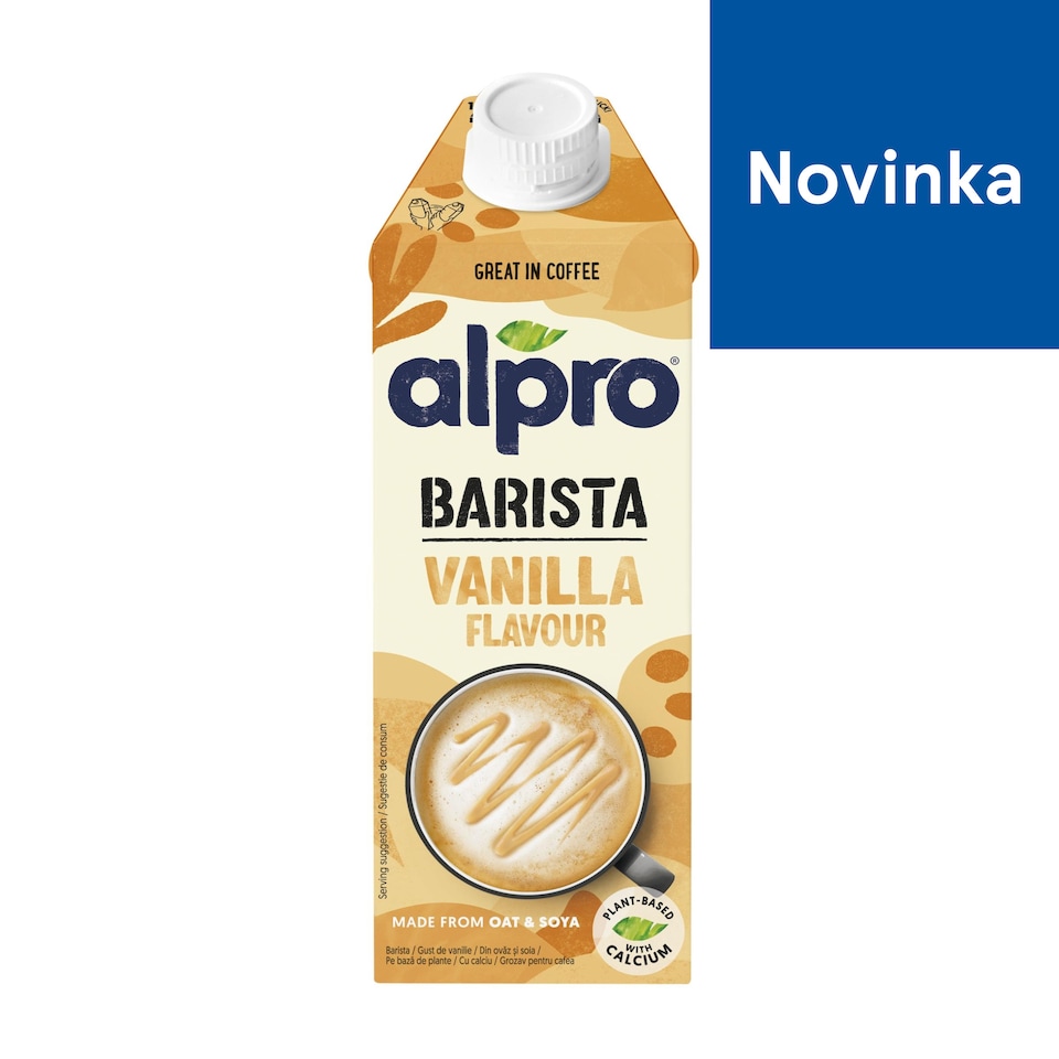 obrázok 1 z ALPRO Barista Ovseno-sójový nápoj s vanilkovou príchuťou 750ml