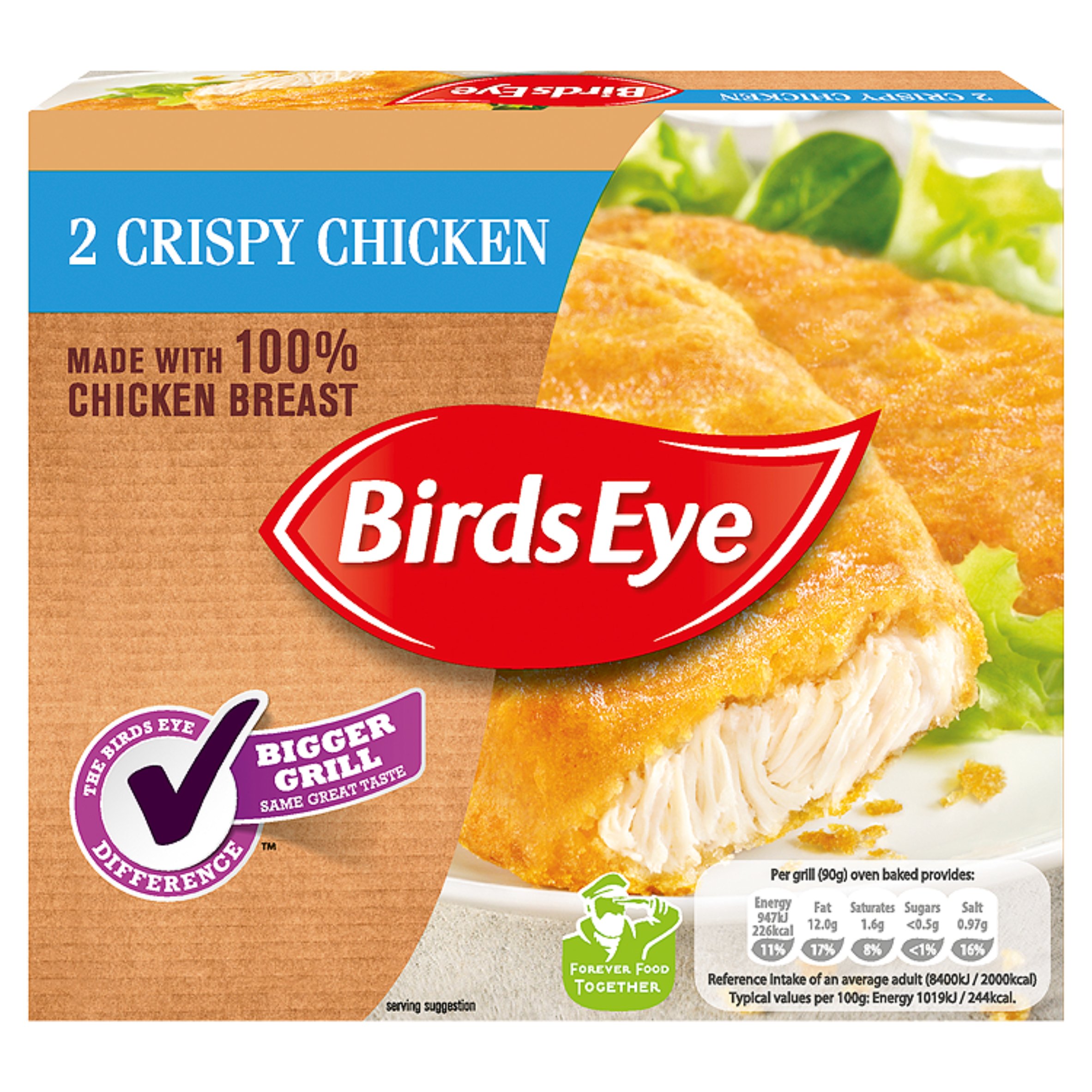 Birds Eye Crispy Chicken 2 Pack 180g Tesco Groceries Birds Eye Crispy Chicken 2 Pack 180g Tesco Groceries