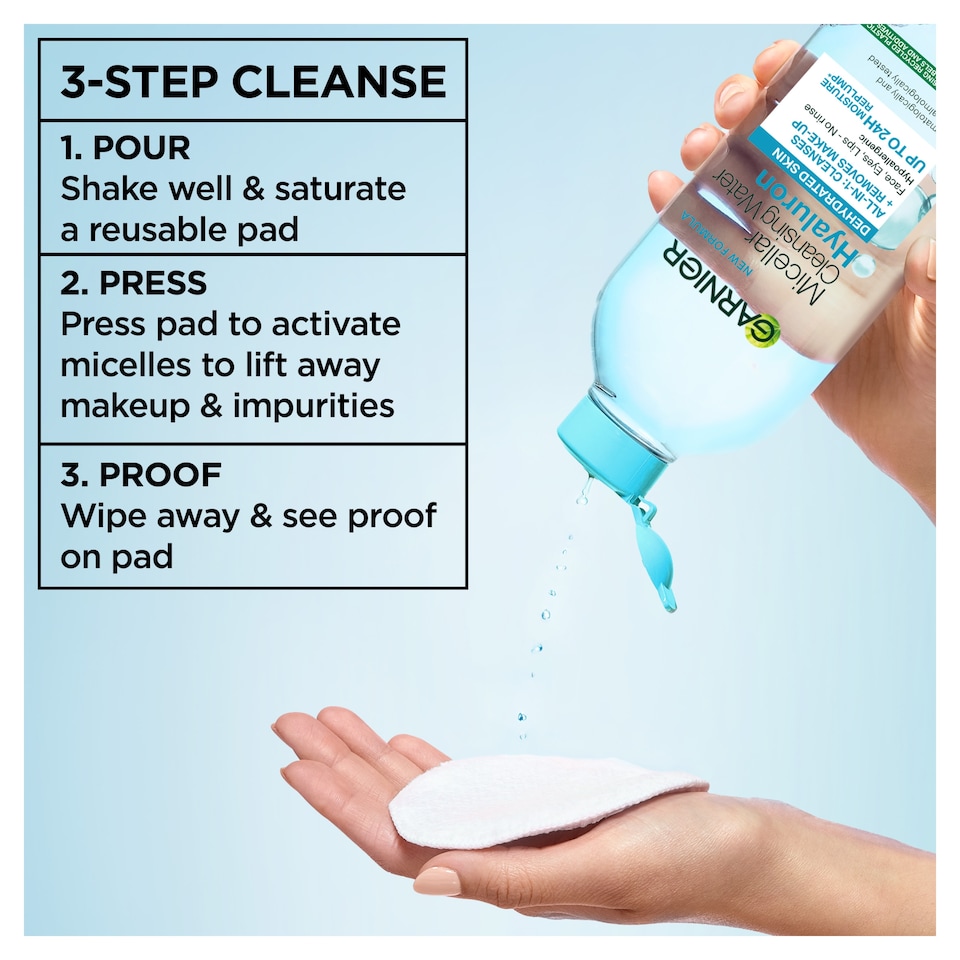 image 1 of Garnier Skin Active Hyaluronic Acid Aloe Water 400Ml