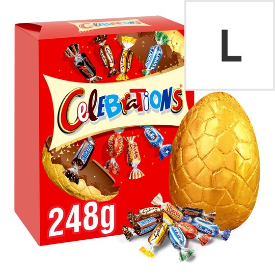 Celebrations Large Milk Chocolate Easter Egg And Chocolates 248G