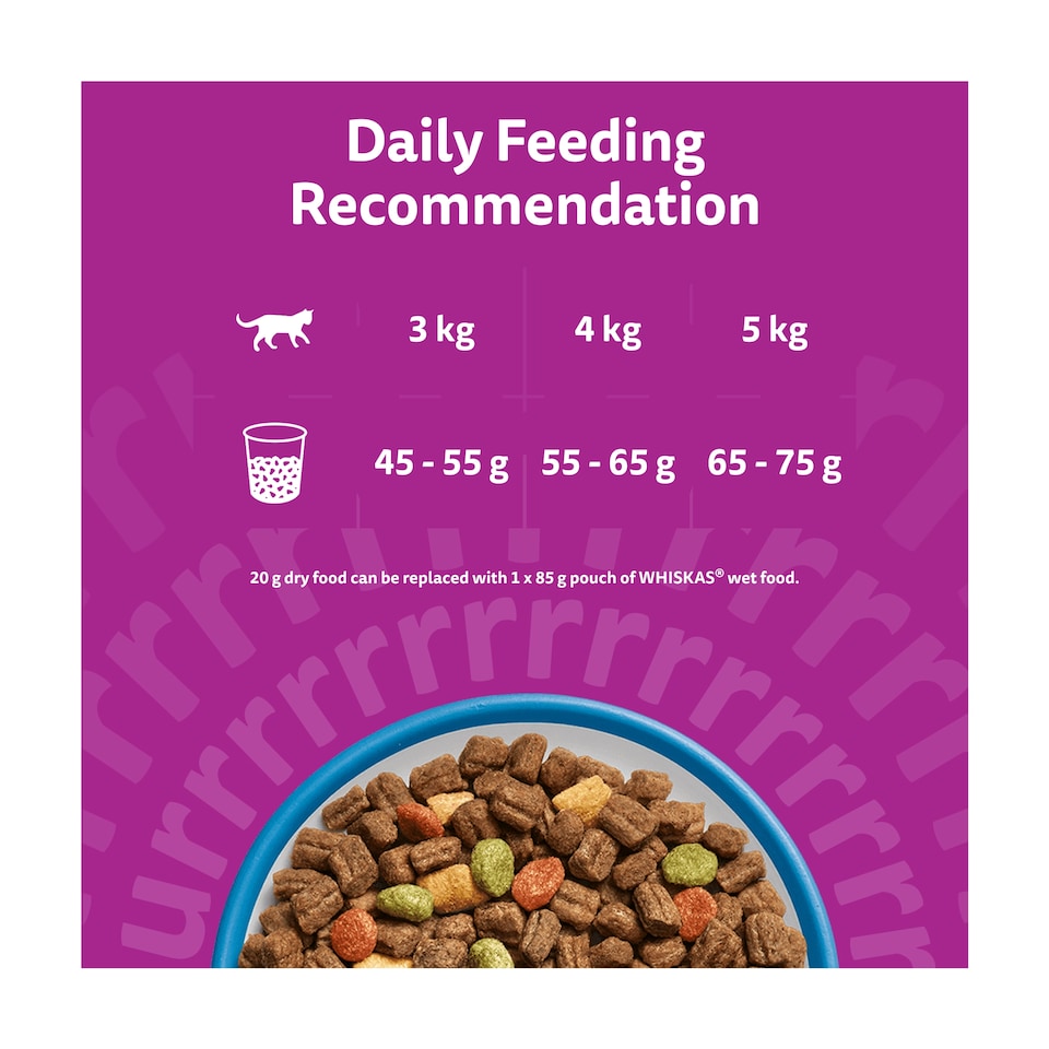 image 1 of Whiskas 1+ Adult Dry Cat Food Biscuits Tuna 1.9kg