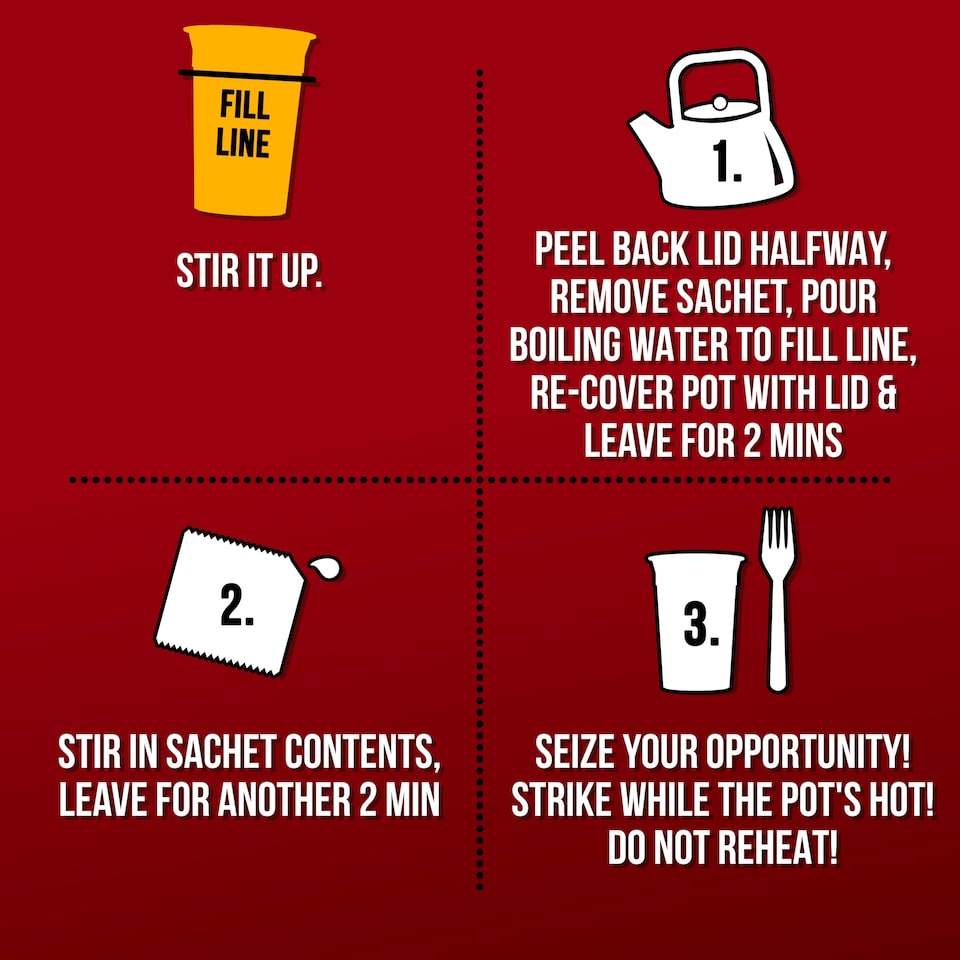 image 1 of Pot Noodle Beef & Tomato Instant Noodles 90g