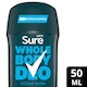 image 1 of Sure Men Ocean Rush Whole Body Deodorant Stick 48h Odour Control 50ml