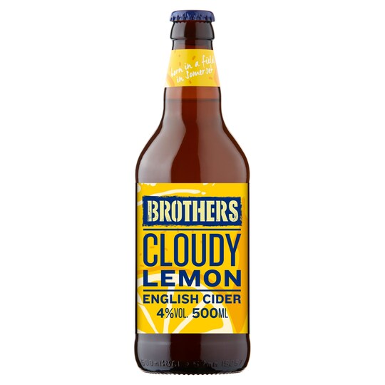 Brothers Cloudy Lemon Cider 500Ml Tesco Groceries