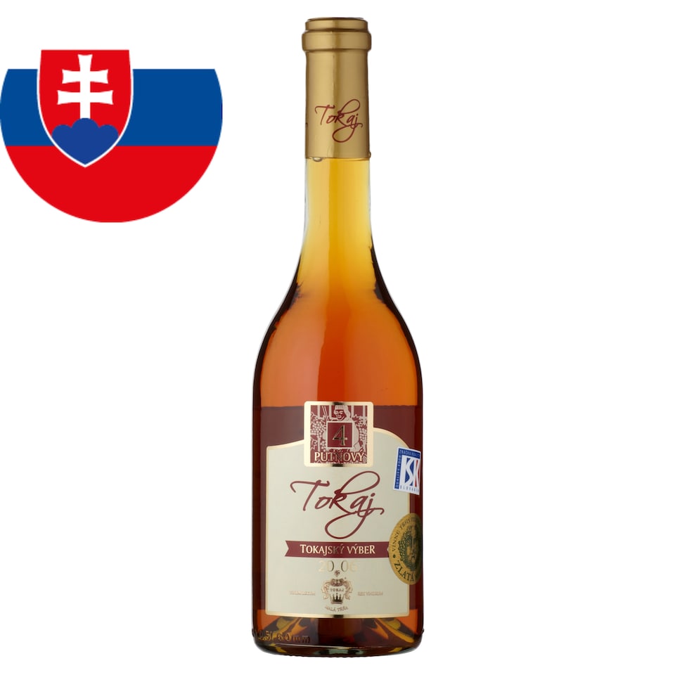 Tokaj Tokajský výber 4 putňový tokajské víno 0,5 l