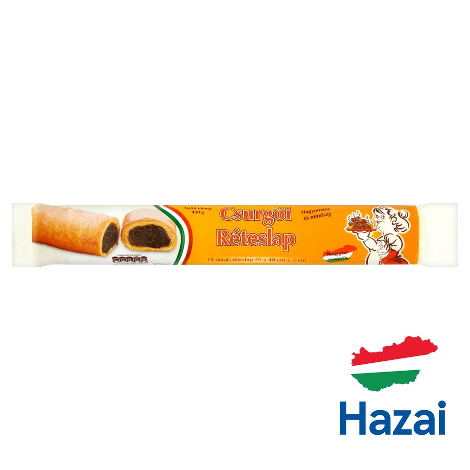 Csurgói réteslap 18 db 450 g