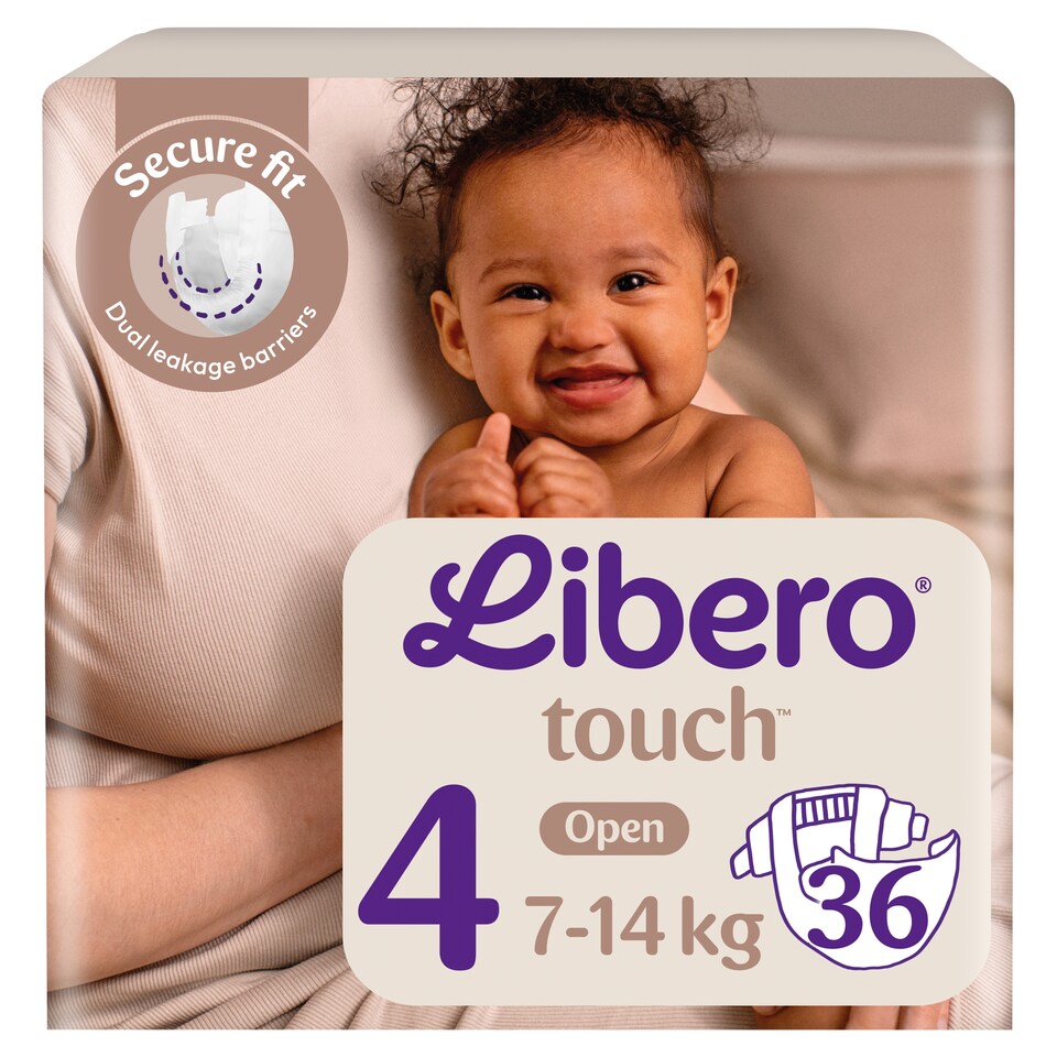 Libero Touch pelenka, méret: 4, 7-14 kg, 36 db  1. kép