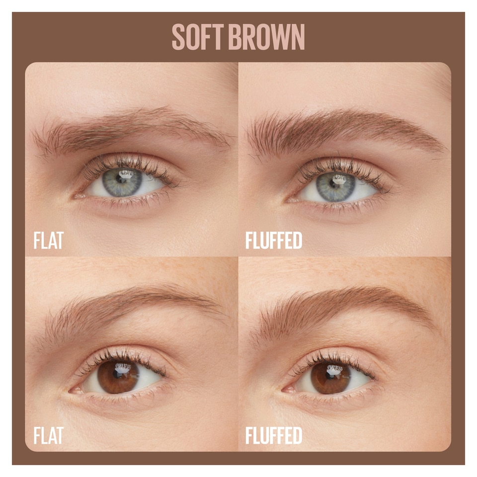 image 1 of Maybelline Superfluff Brow Mousse, 255 Soft Brown, 5ml