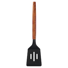 Go Cook Black Acacia Silicone Turner