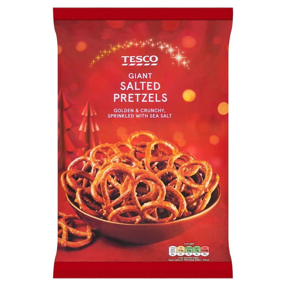 Tesco Giant Pretzels 200G