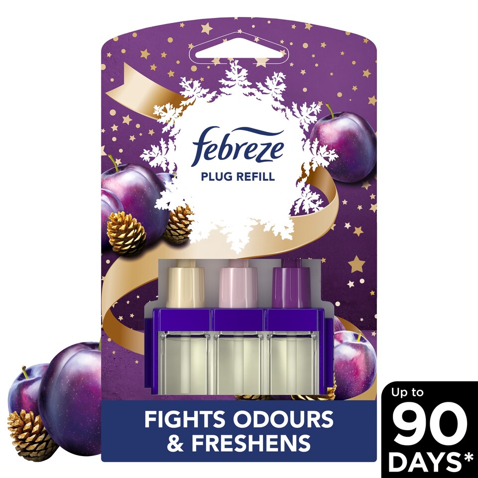 image 1 of Febreze Air Freshener 3Volution Plug In Refill Sugarplum 20Ml