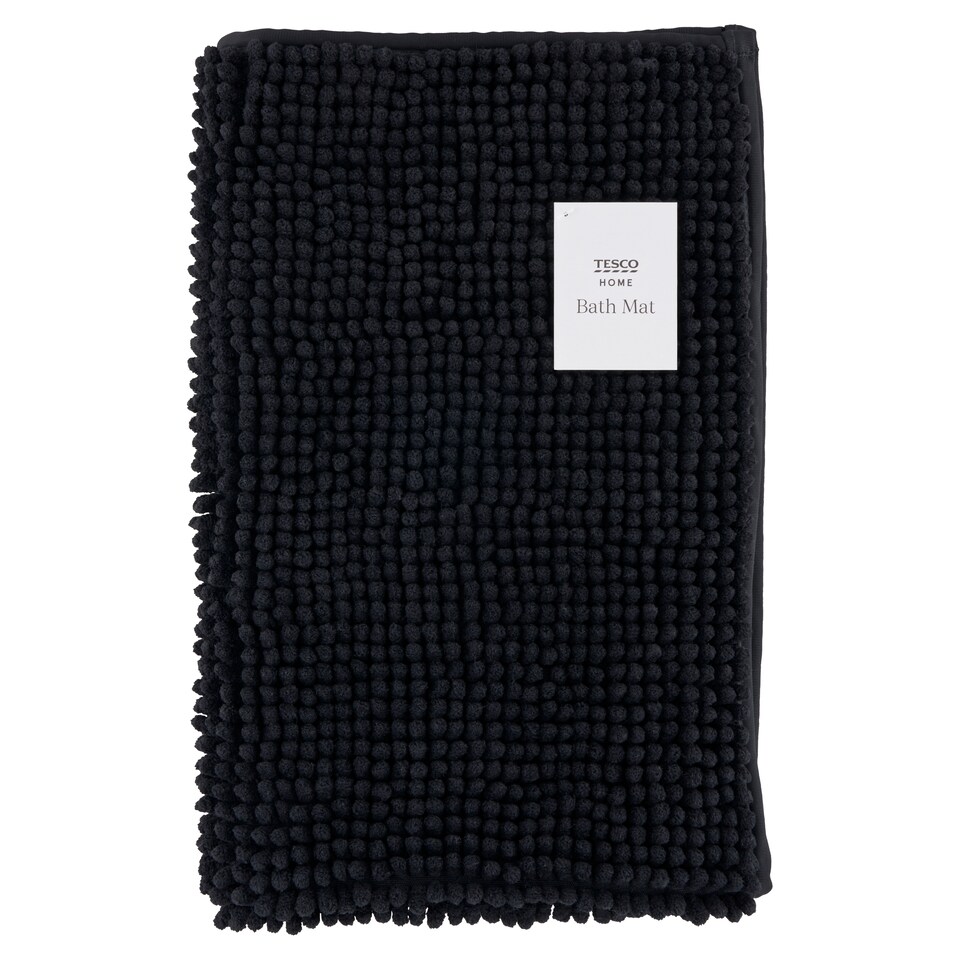 Tesco Home Black predložka do kúpeľne 50 cm x 80 cm