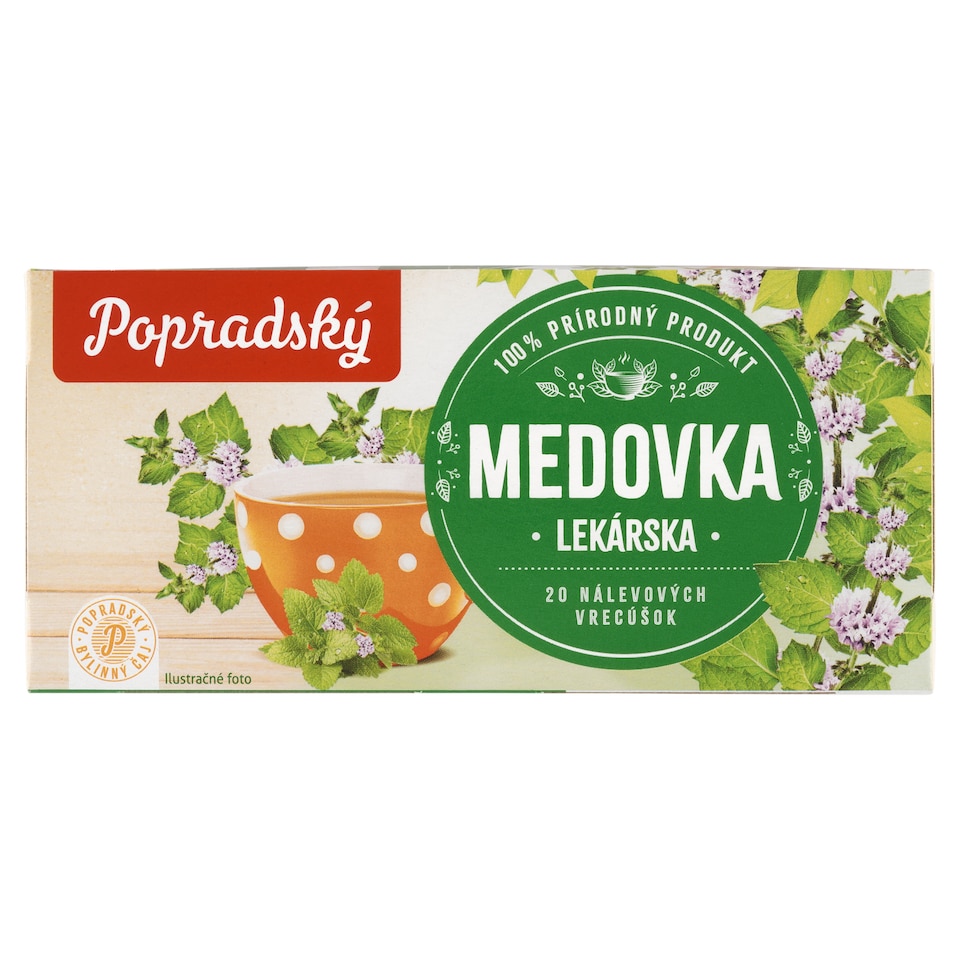 obrázok 1 z Popradský Bylinný čaj medovka lekárska 20 x 1,5 g (30 g)