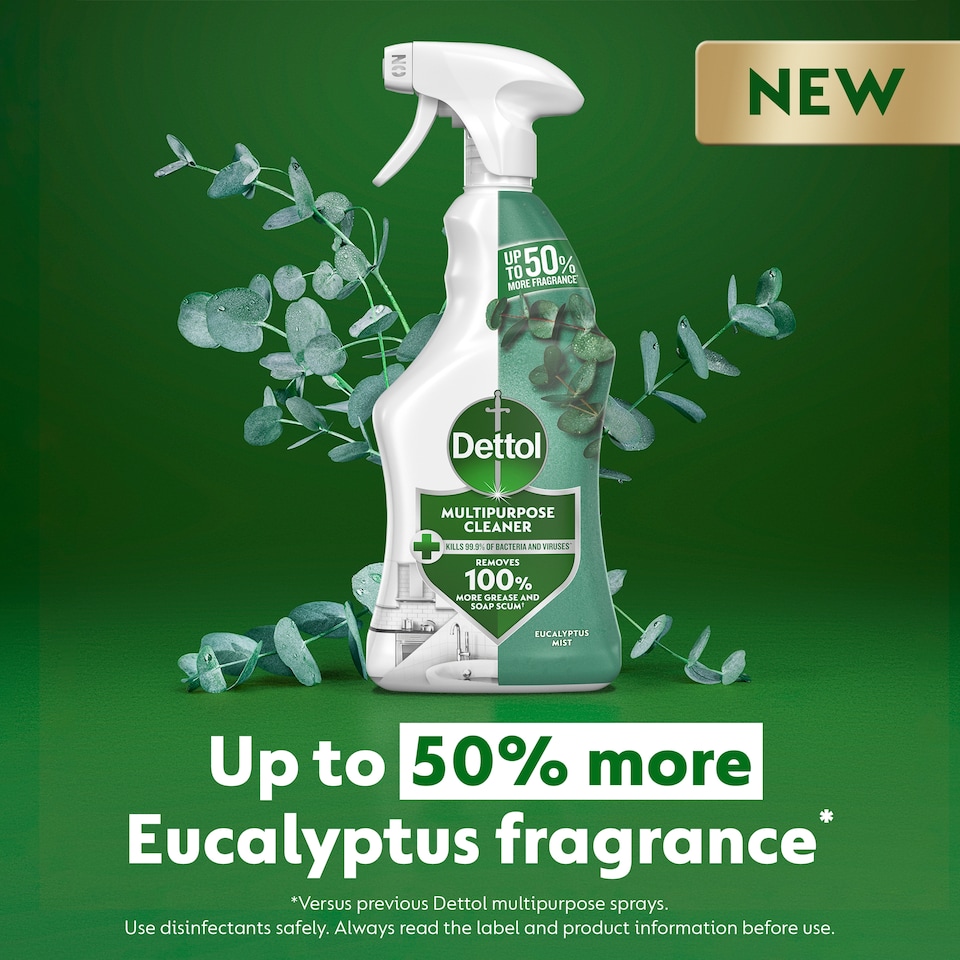 image 1 of Dettol Multipurpose Cleaning Spray Eucalyptus Mist 750ml
