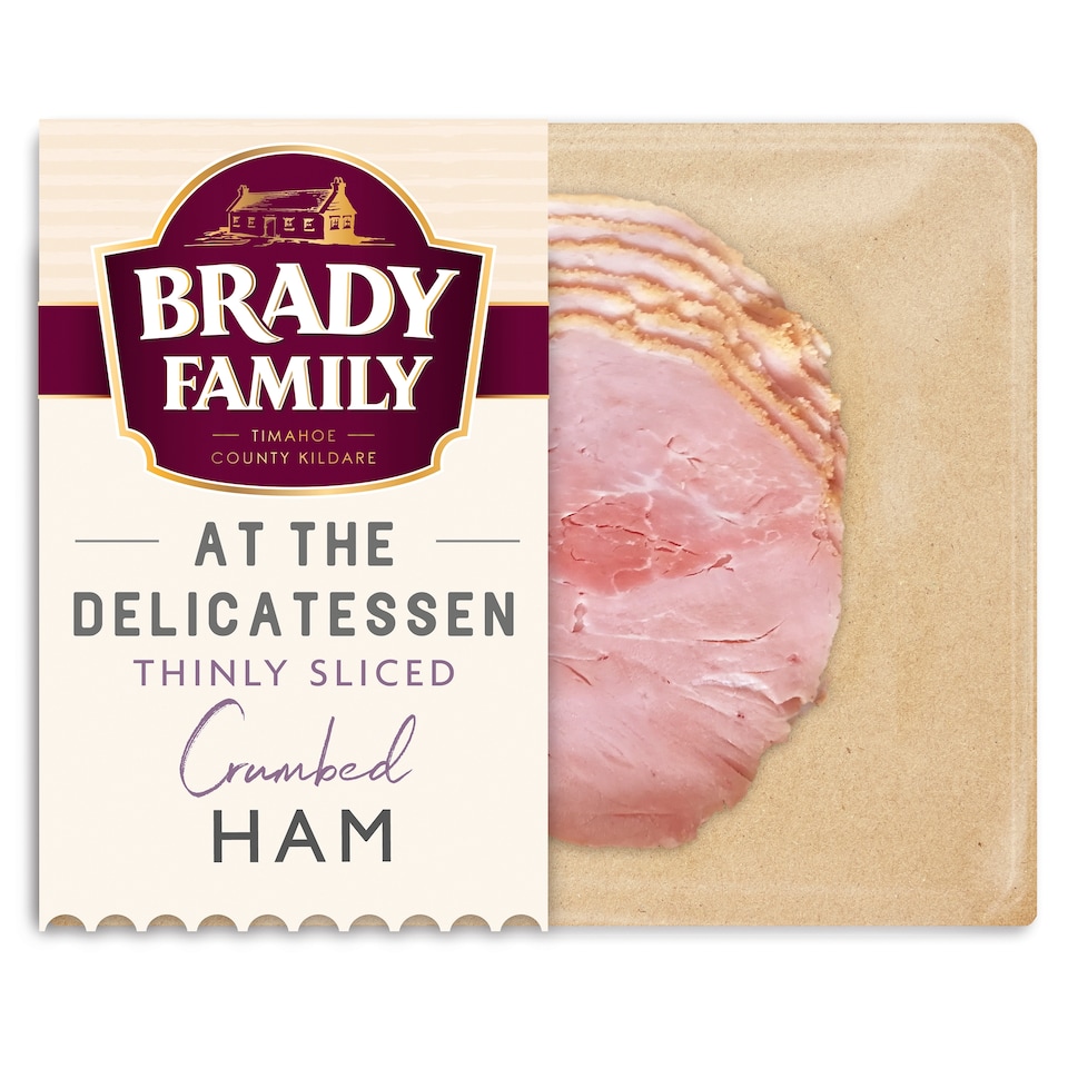 Brady Family At The Deli Thinly Crumbed Ham 120G