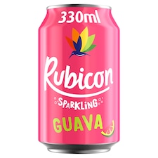Rubicon Sparkling Guava Juice Drink 330Ml Can