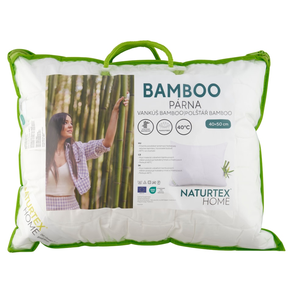 image 1 of Naturtex Home Bamboo Pillow 40 x 50 cm 