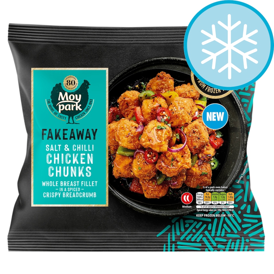 Moy Park Fakeaway Salt & Chilli Chicken Chunks 350g