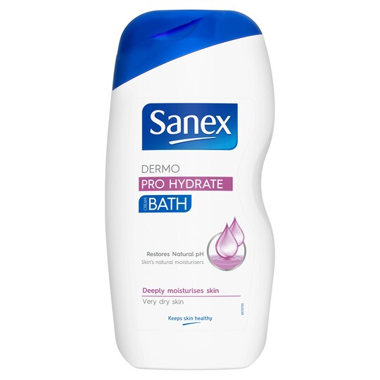 Sanex Bath Pro Hydrate Bath Cream 500Ml Tesco Groceries