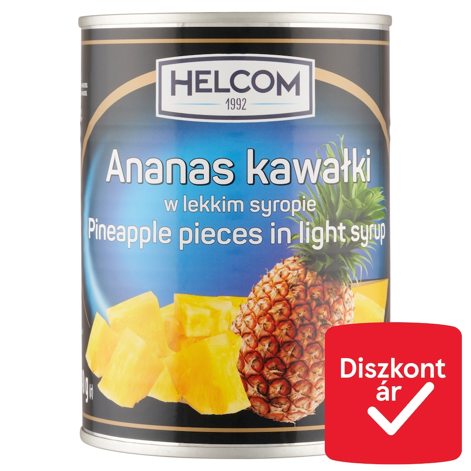 Helcom darabolt ananász enyhén cukrozott lében 565 g  1. kép