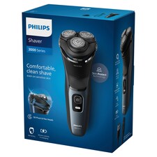 Philips Series 3000 Wet & Dry Electric Shaver, with 5D Flex Pivot heads and Pop-up trimmer-S3144/00