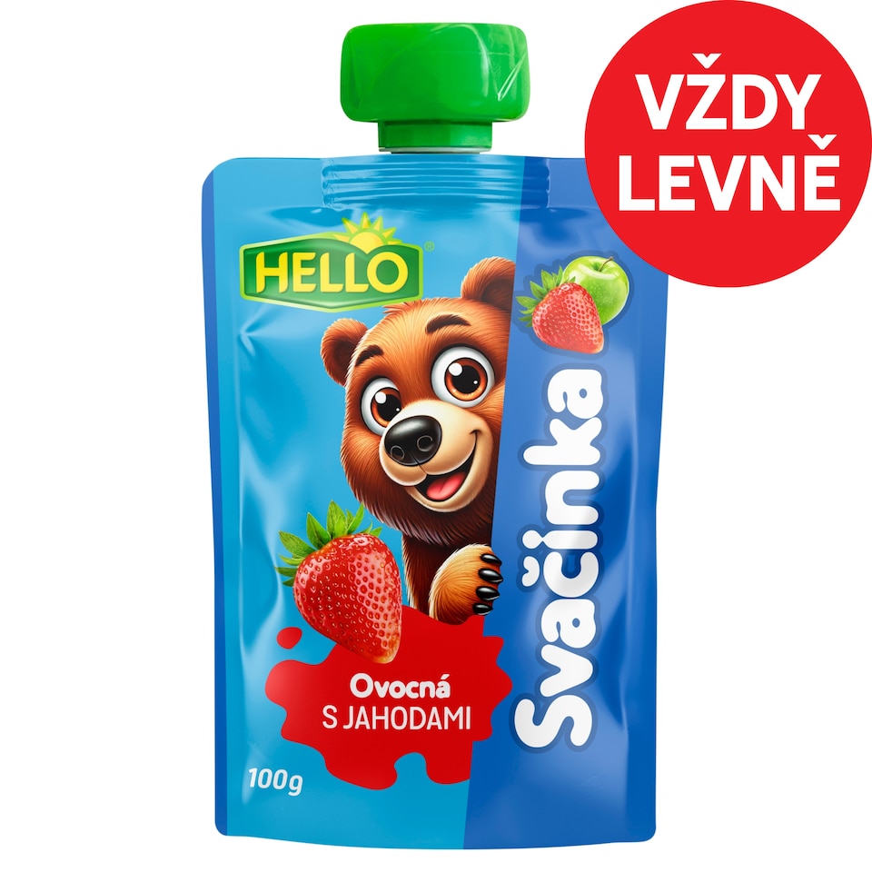 Hello Fruit Snack with Strawberries 100g