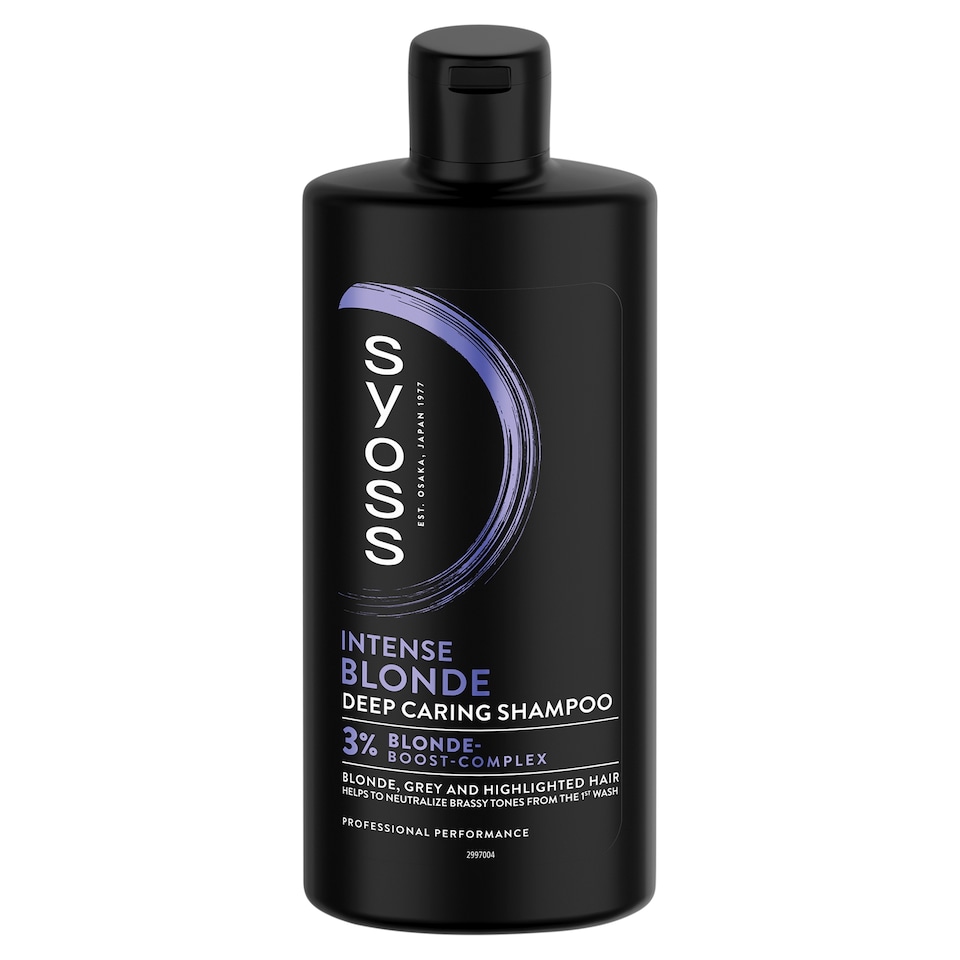 obrázok 1 z Syoss Intense Blond šampón pre blond, šedivé a melírované vlasy 440 ml