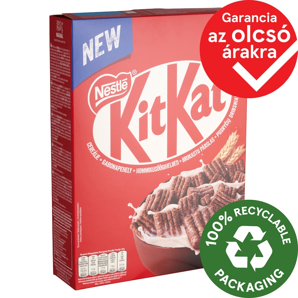 Nestlé KitKat kakaós ízű ropogós gabonapehely tejcsokoládéval 330 g