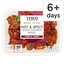 Tesco Hot & Spicy Chicken Wings 350g