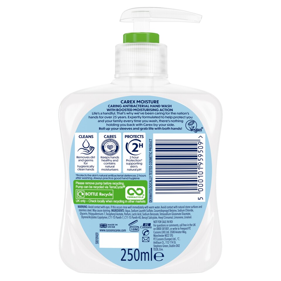 image 1 of Carex Handwash Moisture Plus 250Ml