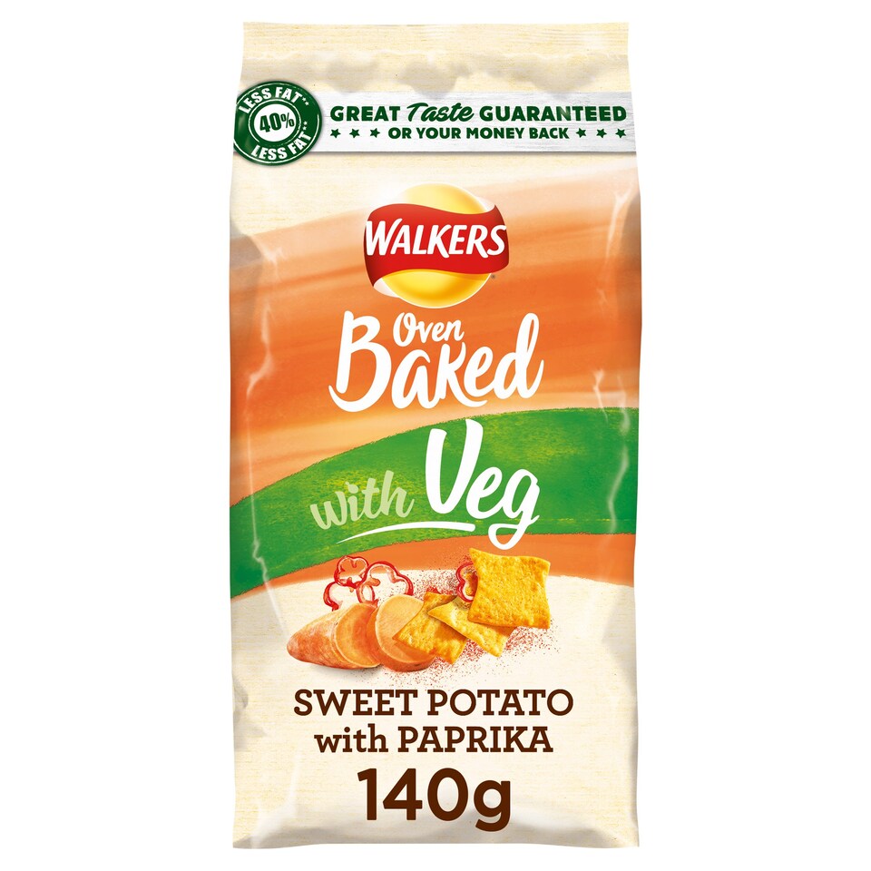 image 1 of Walkers Oven Baked Sweet Potato And Paprika 140G