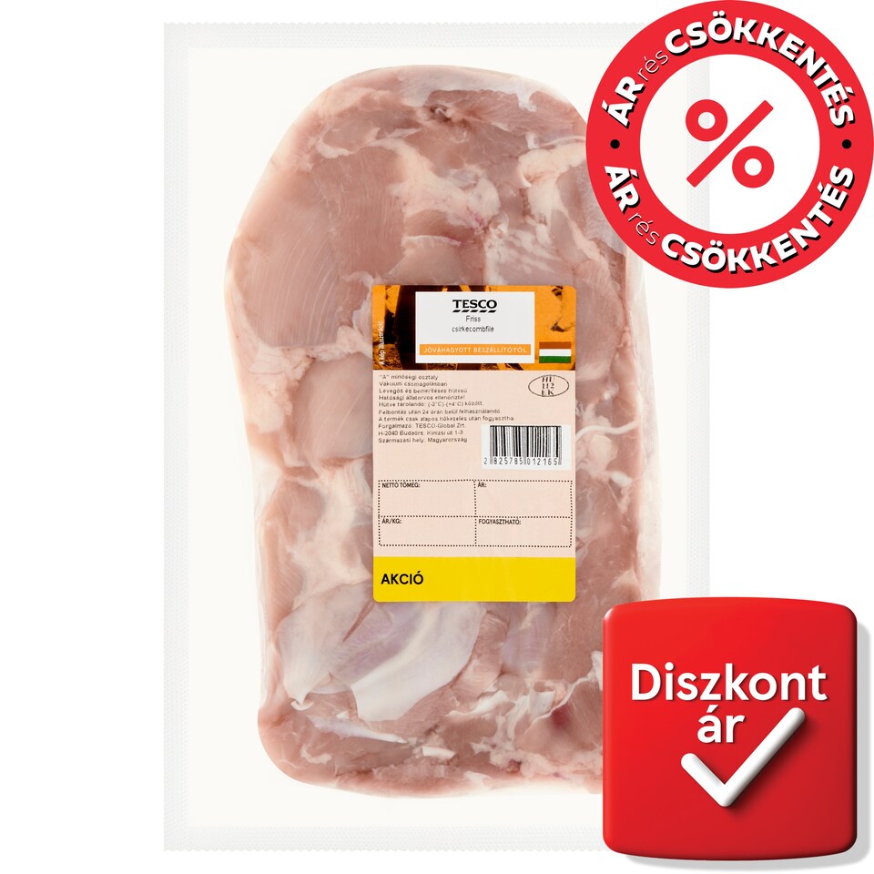 Tesco friss csirkecombfilé