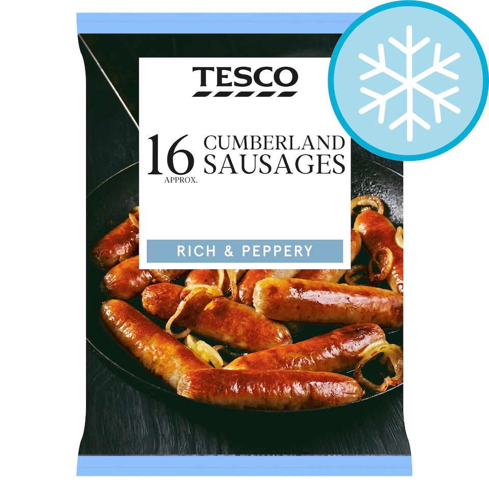 Tesco Cumberland Sausages 16 Pack 720g