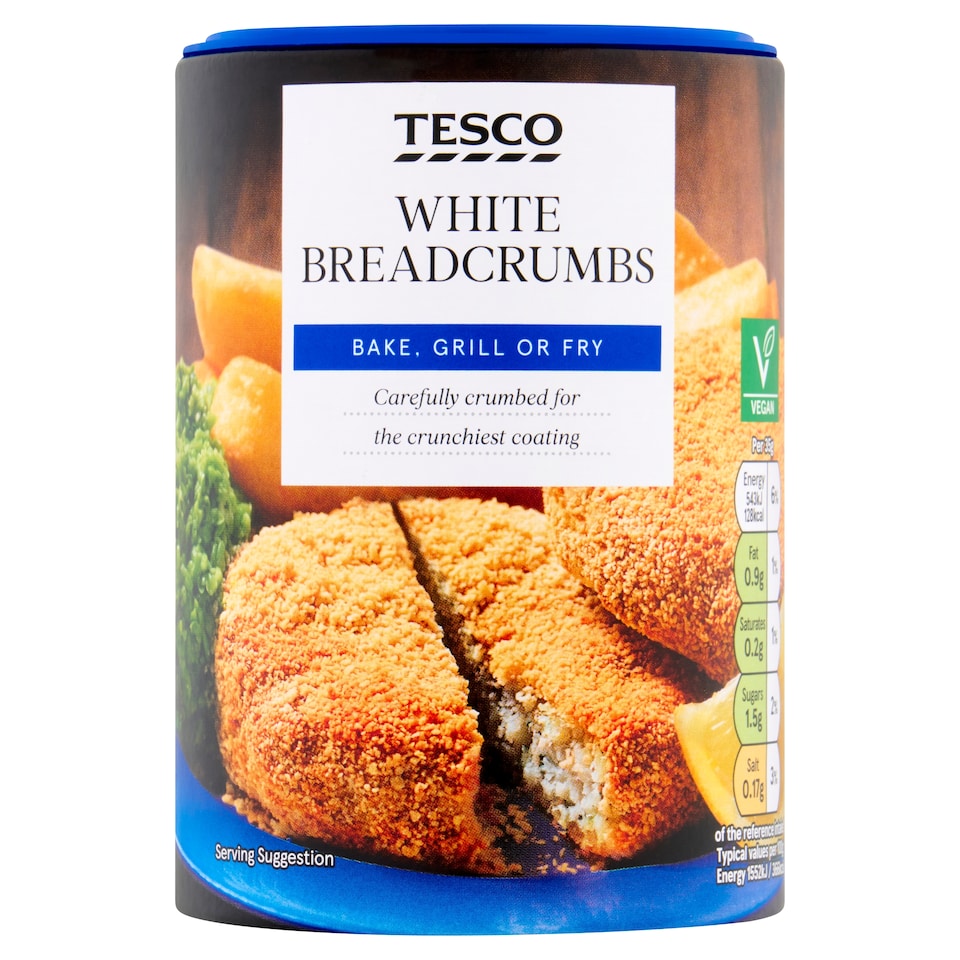Tesco White Breadcrumbs 175G