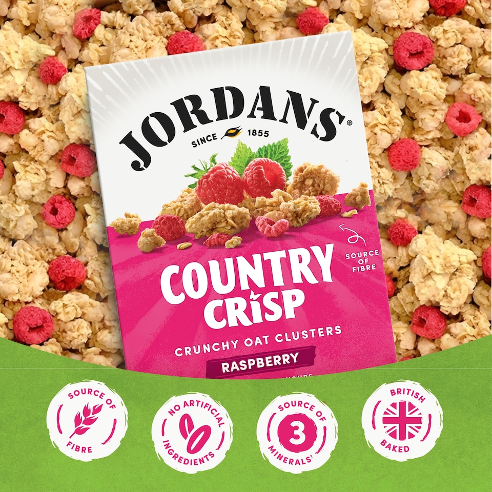 image 1 of Jordans Country Crisp Raspberry Cereal 450g