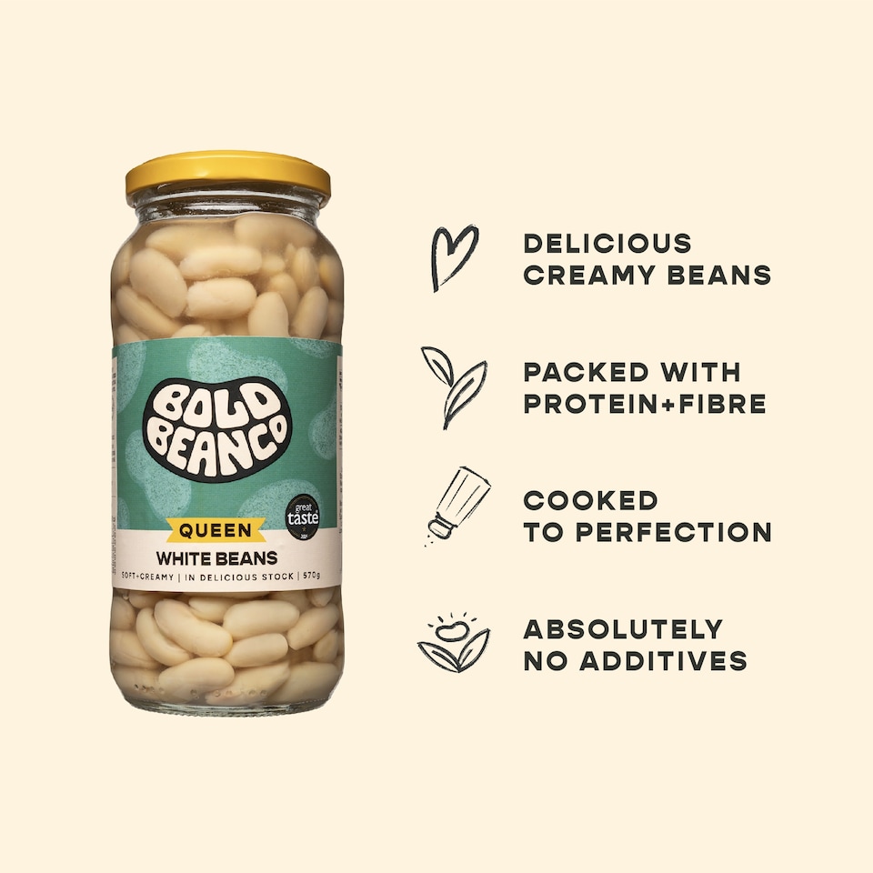 image 1 of Bold Bean Co Queen Cannellini Beans 570g