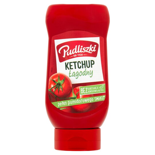 Pudliszki Mild Tomato Ketchup 480G Tesco Groceries