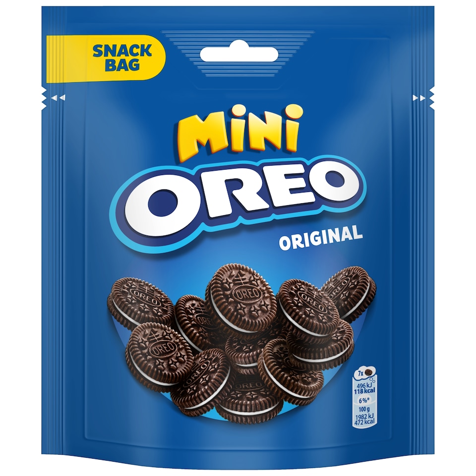 OREO CRUNCHY BITES ORIGINAL VANILLA 110G BISCUITS