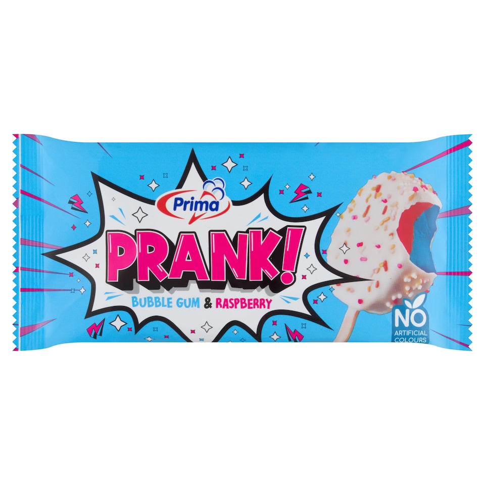 Obrázek 1 pro produkt Prima Prank! mražený krém s malinovým sorbetem 70ml