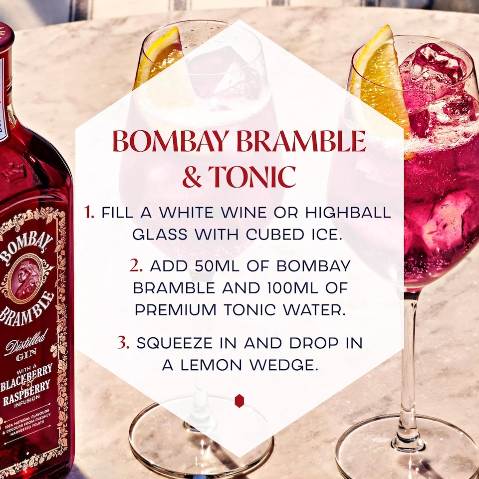 image 1 of Bombay Bramble Gin Blackberry & Raspberry 700Ml
